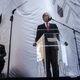 Johan de Nysschen opens Cadillac House in Manhattan’s Soho neighborhood as New York governor Andrew Cuomo looks on.
